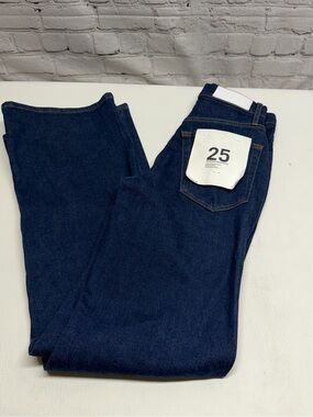 Re/Done Navy Straight-Leg Jeans size 25 NWT